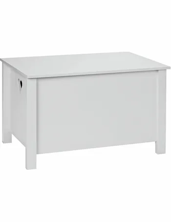 white toy box argos