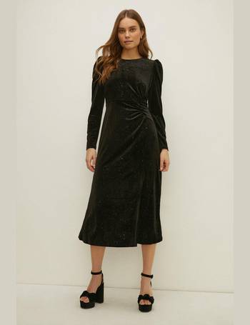 Oasis glitter midi dress sale