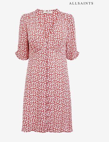 Shop Allsaints Women s Red Dresses up to 70 Off DealDoodle