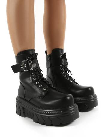 Shop Public Desire Women's Buckle Boots up to 75% Off