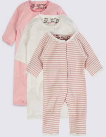 marks and spencer baby girl sleepsuits
