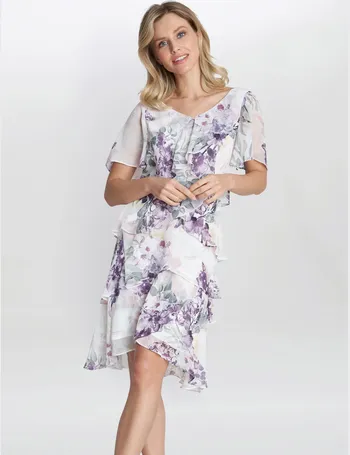 Gina bacconi 2025 janice embroidered dress