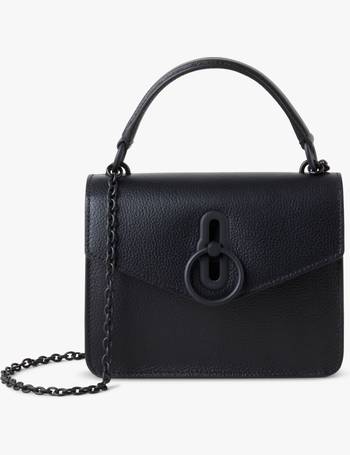 Mulberry Billie Small Classic Grain Leather Cross Body Bag, Black at John  Lewis & Partners