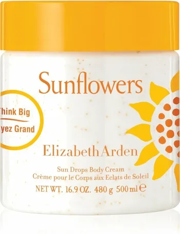 elizabeth arden body cream sunflowers