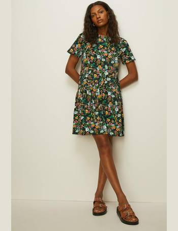 Oasis mini leaf outlet bib dress