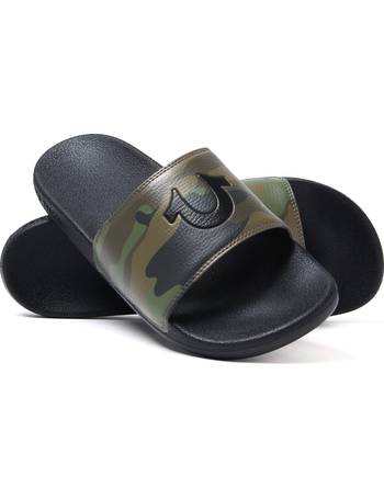 True religion slides hot sale camo