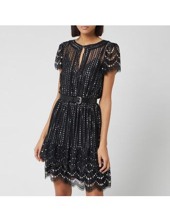 Michael kors lux store metal lace dress