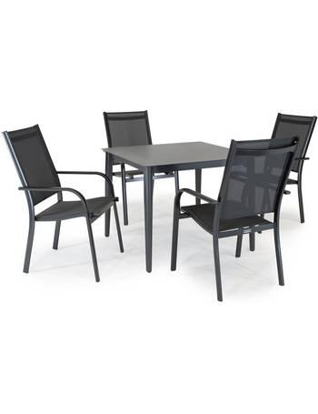 Kettler Metal Garden Furniture, Kettler Paros 8 Seater Garden Dining Table And Chairs Set Grey