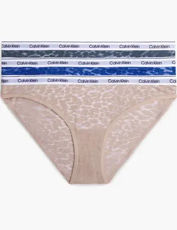 Calvin Klein CK 96 high waist bikini brief in blue