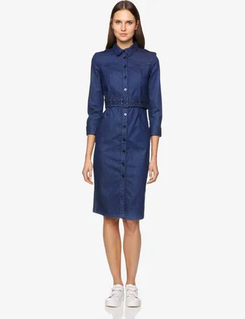 benetton denim dress