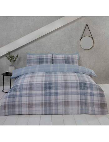 Rapport " Baby It's Cold Outside " Tartan Duvet Cover Set Single Double King 