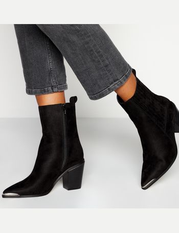 faith black ankle boots