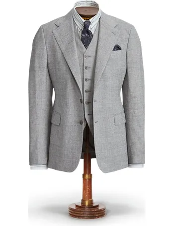 ralph lauren grey suit