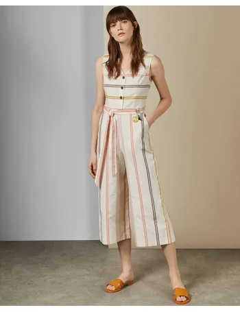 ted baker stripe jumpsuit