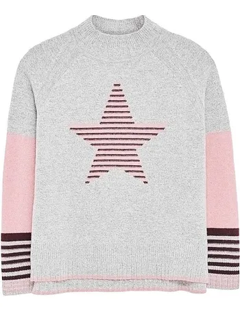 white stuff starburst jumper