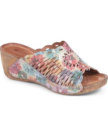 Pavers Floral Sandals For Women, toe post, Fly Flot, Relife