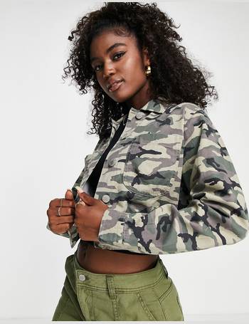 camouflage jacket women's asos