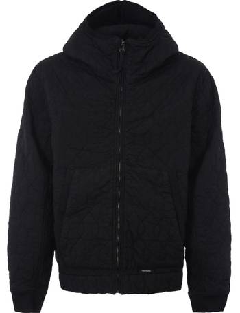 Taki Quilted Hooded Jacket in Black Nemen