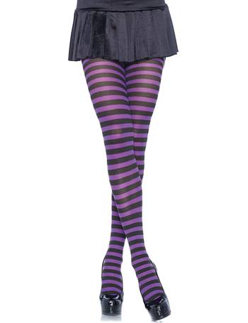 Over the Rainbow Opaque Thigh High Tights for Women