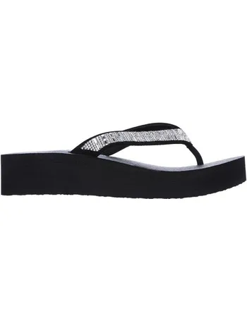 sports direct ladies skechers flip flops