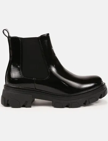 missguided patent boots