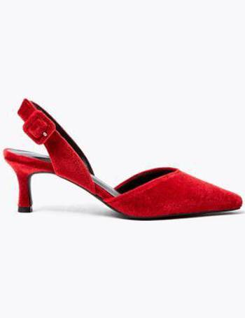 Marks and spencers hot sale red shoes