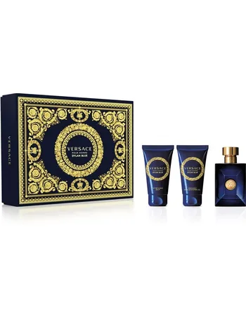 versace blue cologne gift set