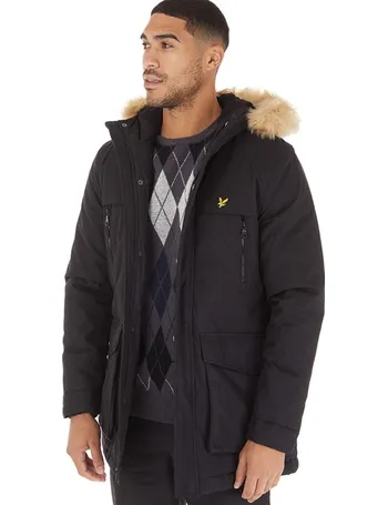 Lyle & scott winter best sale weight microfleece lined parka