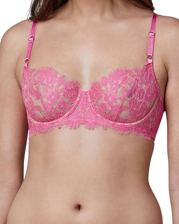 Blue Entice Balconette Bra - BrandAlley