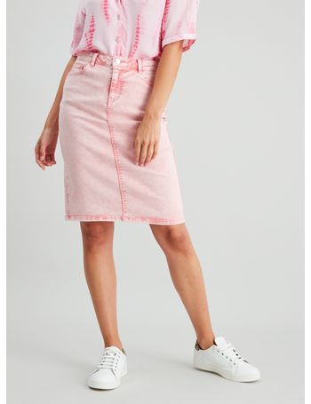 Tu pink denim clearance skirt