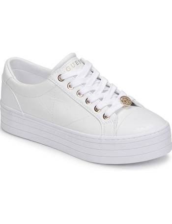 guess white trainers