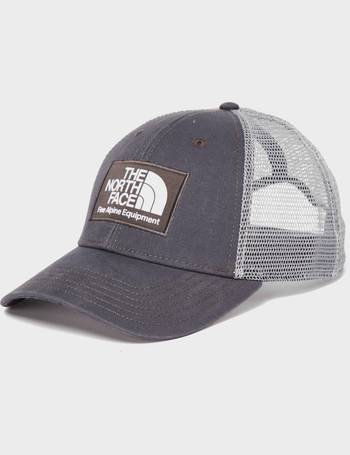 black north face trucker cap