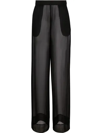 Shop Saint Laurent Women's Wide Leg Trousers up to 85% Off