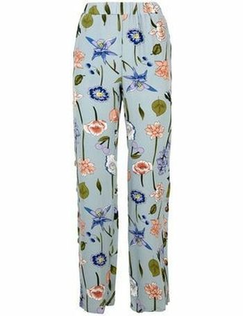 Shop Blue Vanilla Floral Trousers for Women up to 65% Off