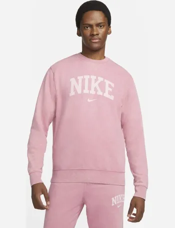 nike foundation crew sweatshirt pink