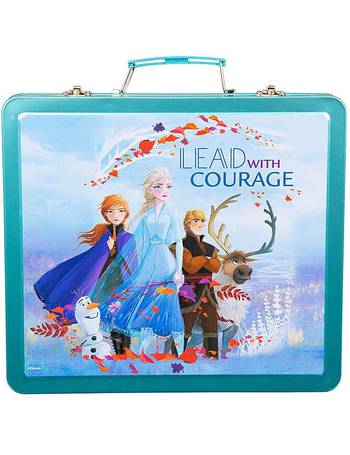 disney frozen 2 lead with courage tin art case