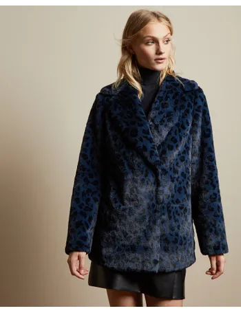 ted baker coat with fur