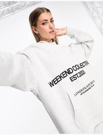 Shop ASOS Weekend Collective Women's Oversized Hoodies up to 45% Off