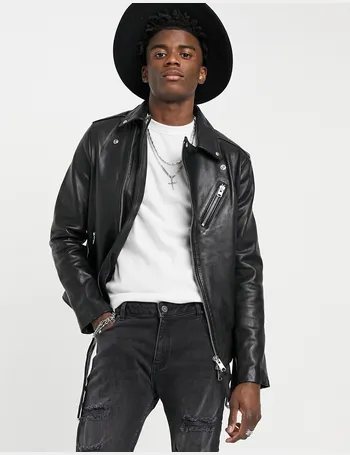 all saints monza leather jacket