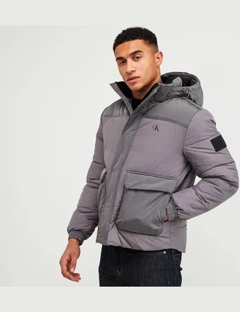 calvin klein padded western puffer