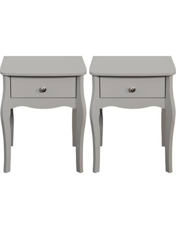 Argos Bedside Tables Up To 55 Off, Amelie 2 Mirrored Bedside Tables Set