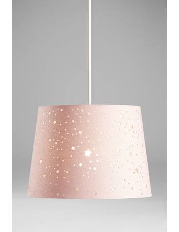 next pink star lampshade