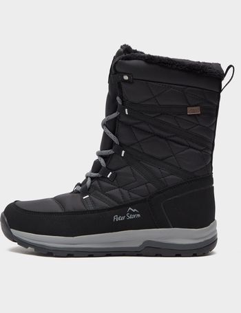 ladies snow boots go outdoors