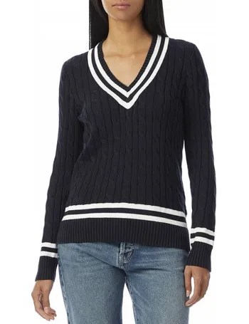 ralph lauren navy jumper womens