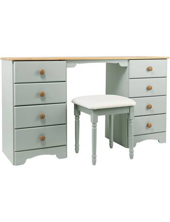 argos pine dressing table stool