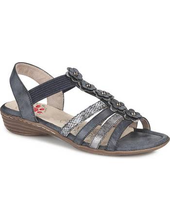 Pavers ladies hot sale black sandals