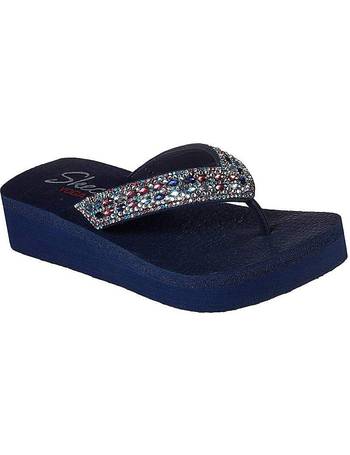 jd sports skechers flip flops