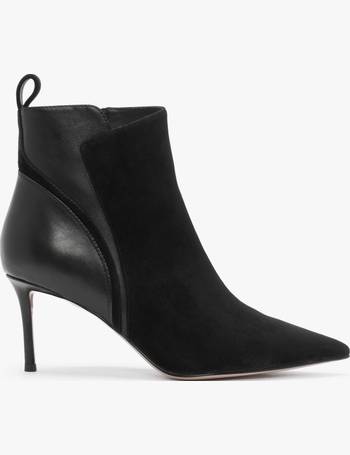 Adril Black Suede Ankle Boots