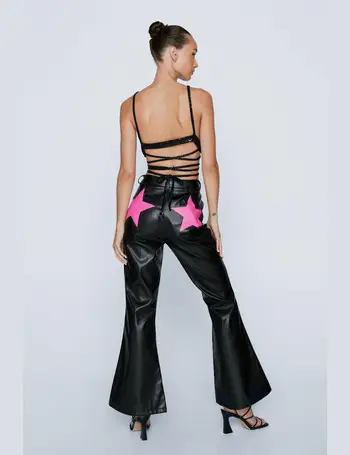 Shop NASTY GAL Women's Faux Leather Trousers up to 90% Off