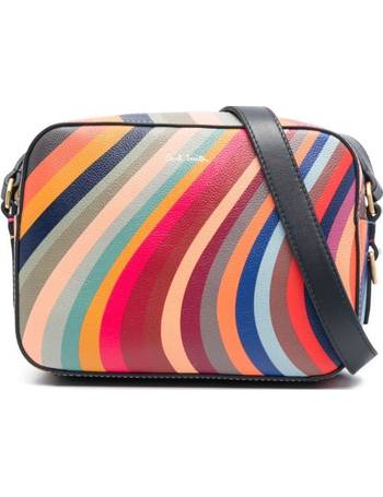 Paul Smith Spring Swirl Print Leather Tote Bag